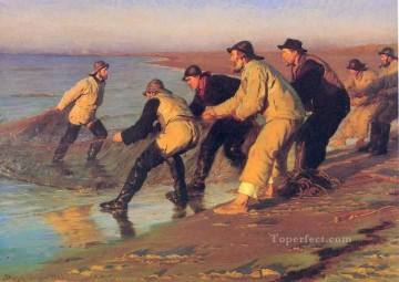 プラヤのペスカドーレス 1883 ペダー セヴェリン クロイヤー Oil Paintings